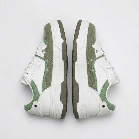 E105-3  White/Green Дамски маратонки