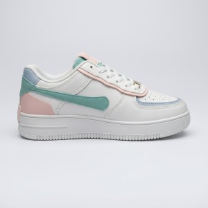 C-001 White/Green-8 Дамски маратонки