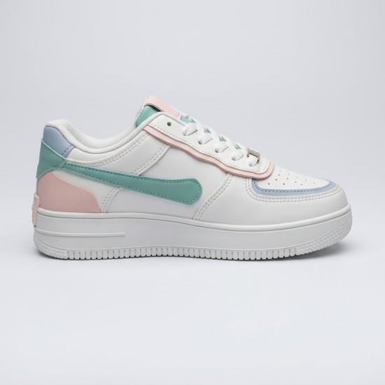 C-001 White/Green-8 Дамски маратонки