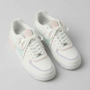 C-001 White/Green-8 Дамски маратонки