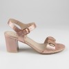 6804-3 Pink Дамски сандали на токчета