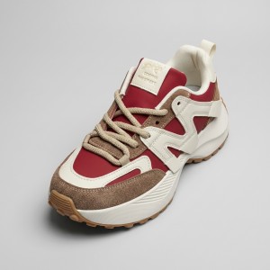 X506-5 Beige/Red Дамски маратонки