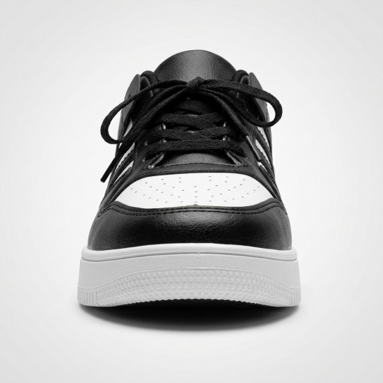 OX-2218-3 Black/White Дамски маратонки на токчета