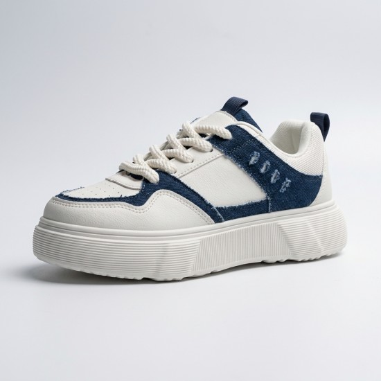 M2287-2 White/Blue Мъжки маратонки