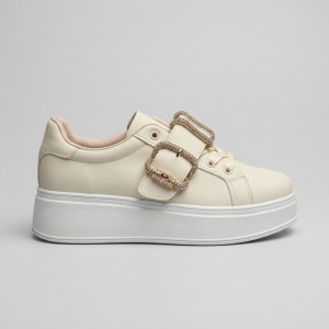 D2359-3 Beige Дамски ежедневни обувки