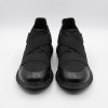 5102M/093 Black Мъжки маратонки от естествена кожа