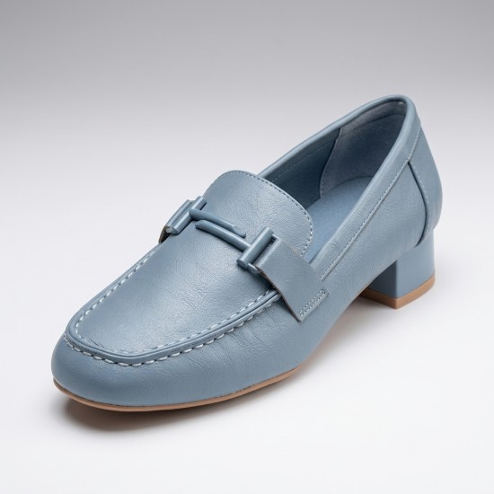 W037003 Blue Дамски ежедневни обувки на токчета