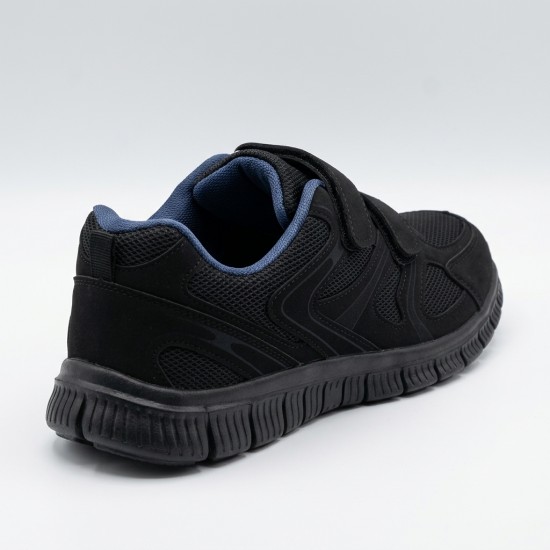 Bj-2520-2 Black/Royal Blue Мъжки маратонки