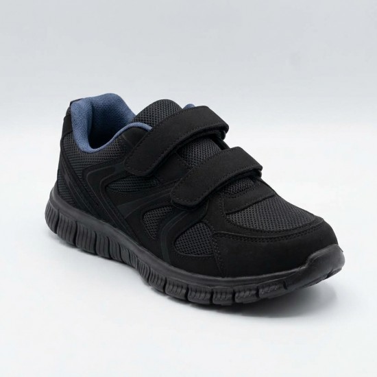 Bj-2520-2 Black/Royal Blue Мъжки маратонки