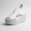 SD886 Beige Дамски сандали на платформа