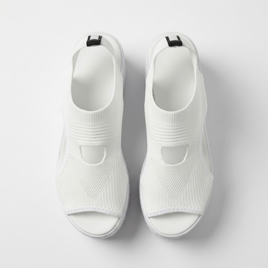SD886 Beige Дамски сандали на платформа