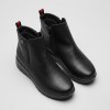 6018-2 Black Дамски боти от естествена кожа