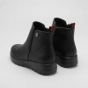6018-2 Black Дамски боти от естествена кожа