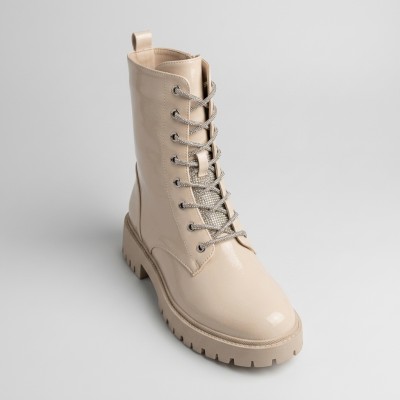 B4153-2 Beige Дамски боти