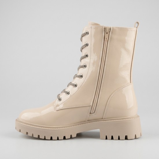 B4153-2 Beige Дамски боти