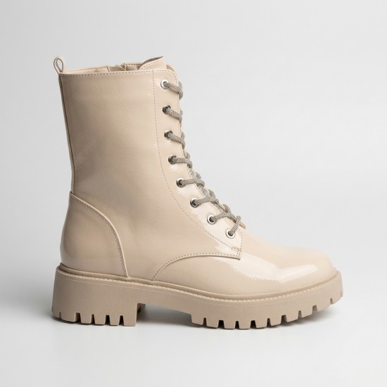 B4153-2 Beige Дамски боти
