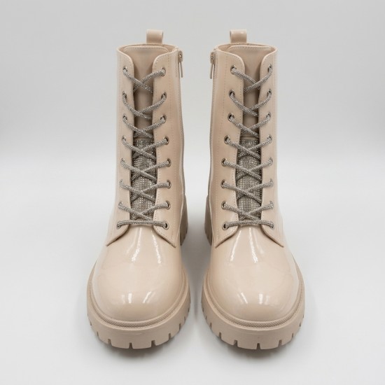 B4153-2 Beige Дамски боти