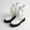 0309-2 White Дамски боти