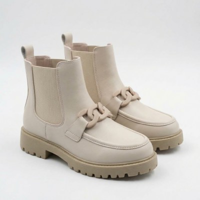 B1036-2 Beige Дамски боти