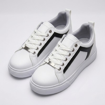 01-1 White/Black/White Дамски маратонки