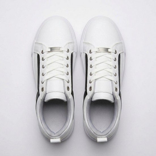 01-1 White/Black/White Дамски маратонки