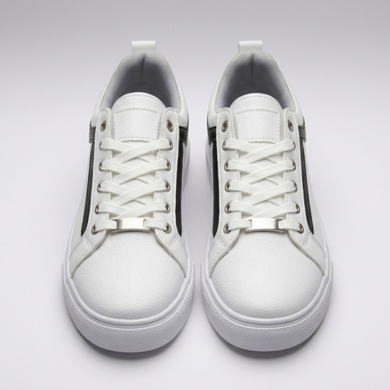 01-1 White/Black/White Дамски маратонки