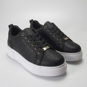 01-1 Black/White Дамски маратонки