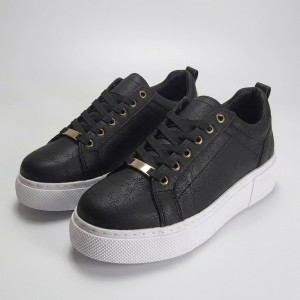 01-1 Black/White Дамски маратонки