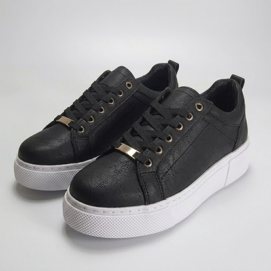 01-1 Black/White Дамски маратонки