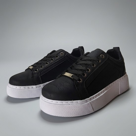 01-1 Black/White Дамски маратонки