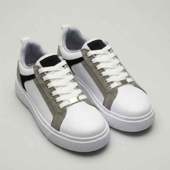 01-1 White/Grey/Black Дамски маратонки