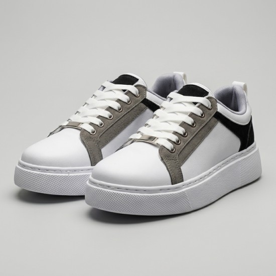01-1 White/Grey/Black Дамски маратонки
