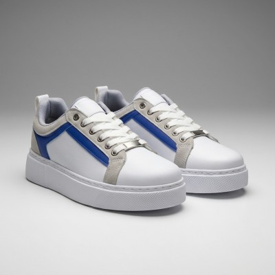 01-1 White/Blue Дамски маратонки