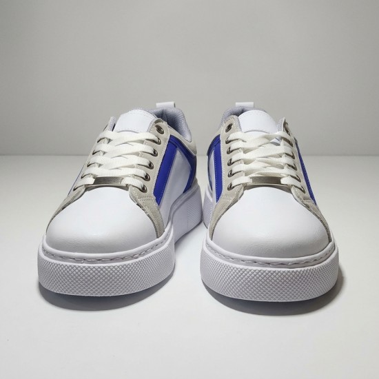 01-1 White/Blue Дамски маратонки
