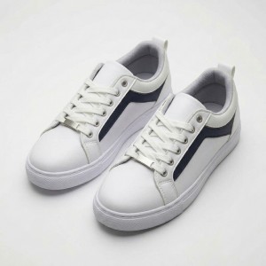 01-1 White/Navy Дамски маратонки