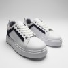 01-1 White/Navy Дамски маратонки