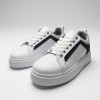 01-1 White/Navy Дамски маратонки