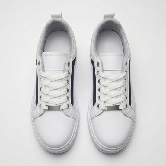01-1 White/Navy Дамски маратонки