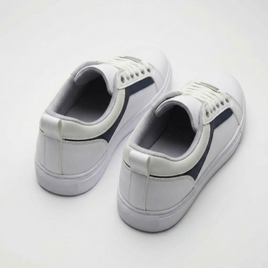 01-1 White/Navy Дамски маратонки