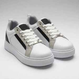 01-2 White/Navy Мъжки маратонки