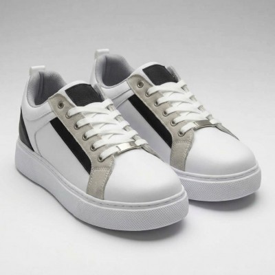 01-2 White/Navy Мъжки маратонки