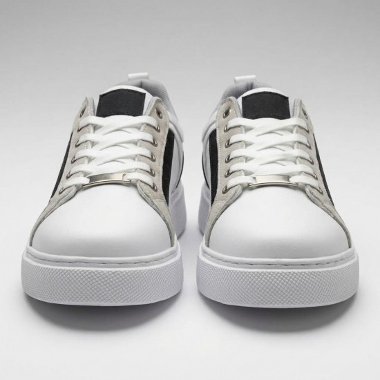 01-2 White/Navy Мъжки маратонки