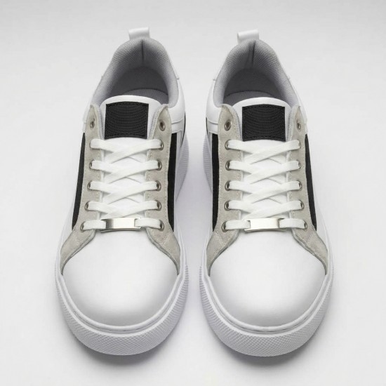 01-2 White/Navy Мъжки маратонки