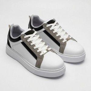 01-2 White/Grey/Black Мъжки маратонки