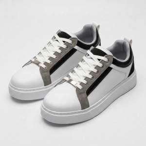 01-2 White/Grey/Black Мъжки маратонки