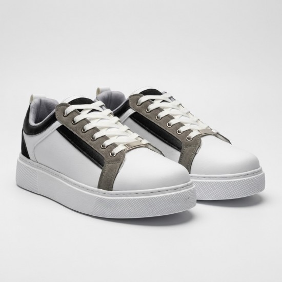 01-2 White/Grey/Black Мъжки маратонки