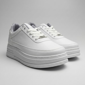 01-3 White/White Мъжки маратонки