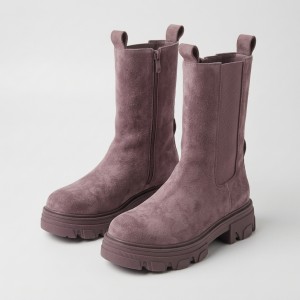 0118-7 Purple Дамски боти