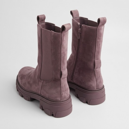 0118-7 Purple Дамски боти