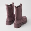 0118-7 Purple Дамски боти